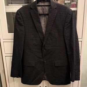 Michael Kors Black Checkered Blazer